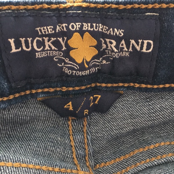 Lucky Lolita Jeans Rough Hem Boot Cut 4 / 27 - Picture 13 of 14